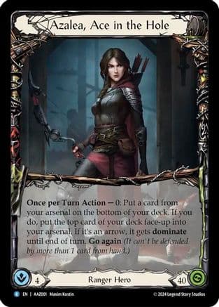 Azalea, Ace in the Hole — Armory Deck: Azalea Flesh and Blood card by Maxim Kostin