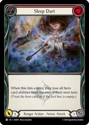 Sleep Dart — Armory Deck: Azalea Flesh and Blood card by Marco Gonzalez