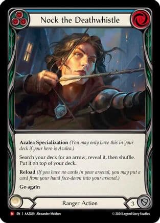 Nock the Deathwhistle — Armory Deck: Azalea Flesh and Blood card by Alexander Mokhov