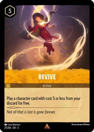 Revive — Shimmering Skies Disney Lorcana card by Jared Mathews