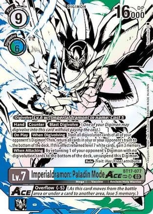 Imperialdramon: Paladin Mode ACE (Textured) — Secret Crisis