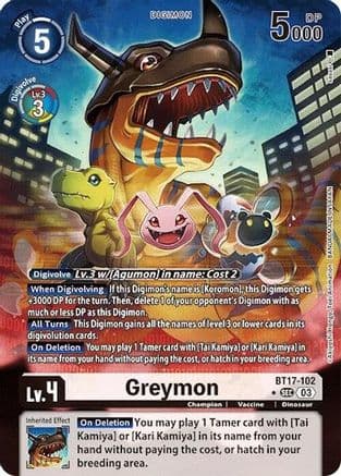 Greymon (Alternate Art) — Secret Crisis