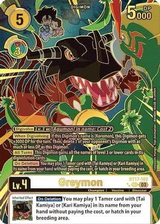 Greymon (Left) (Textured) — Secret Crisis