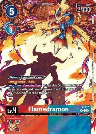 Flamedramon (Update Pack 2024) — Digimon Promotion Cards