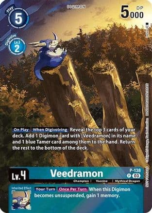 Veedramon (Update Pack 2024) — Digimon Promotion Cards