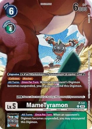 MameTyramon (Update Pack 2024) — Digimon Promotion Cards