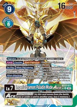 Imperialdramon: Paladin Mode ACE (Alternate Art) — Secret Crisis