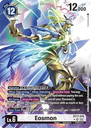 Eosmon - BT17-076 (Alternate Art) — Secret Crisis