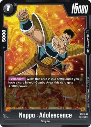 Nappa : Adolescence — Starter Deck 5: Bardock