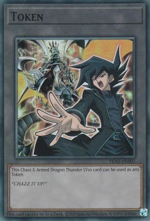 Token: Chazz & Armed Dragon Thunder LV10 — The Infinite Forbidden