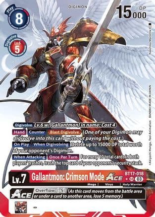 Gallantmon: Crimson Mode ACE (Alternate Art) — Secret Crisis
