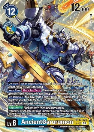 AncientGarurumon (Alternate Art) — Secret Crisis Digimon Card Game card by kksk