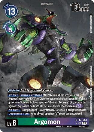 Argomon - BT17-051 (Alternate Art) — Secret Crisis