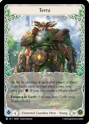 Terra — 1st Strike Flesh and Blood card by Federico Musetti