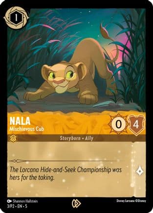 Nala - Mischievous Cub — Disney Lorcana Promo Cards