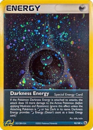 Darkness Energy (Special) - 93/109 (Cosmos Holo) — League & Championship Cards Pokémon TCG card by Milky hobe