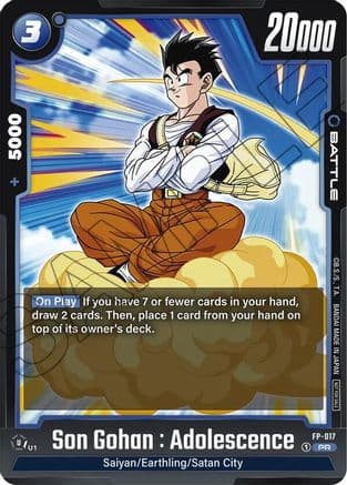 Son Gohan : Adolescence - FP-017 — Fusion World Promotion Cards and Packs