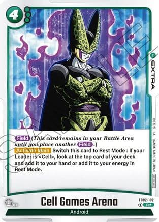 Cell Games Arena - FB02-102 (Championship Pack 02) — Tournament and Championship Promos