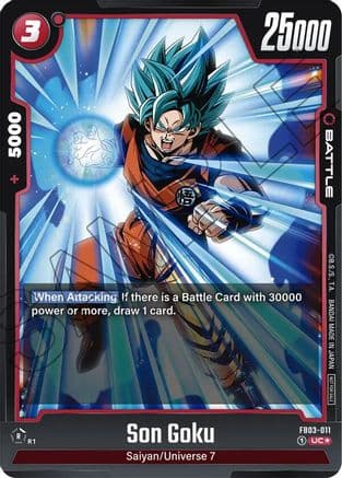 Son Goku - FB03-011 (Championship Pack 02) — Tournament and Championship Promos