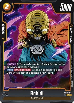 Babidi - FB03-083 (Championship Pack 02) — Tournament and Championship Promos