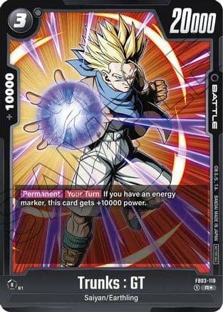 Trunks : GT - FB03-119 (Championship Pack 02) — Tournament and Championship Promos