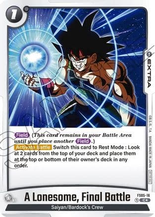 A Lonesome, Final Battle - FS05-16 (Championship Pack 02) — Tournament and Championship Promos