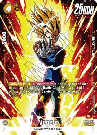 Vegeta - FB03-089 (Alternate Art) — Dragon Ball Super: Fusion World card