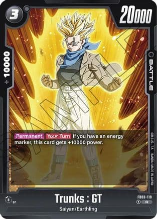 Trunks : GT - FB03-119 — Raging Roar