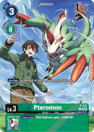 Pteromon (Digimon Liberator Promotion) (Textured) — Digimon Promotion Cards