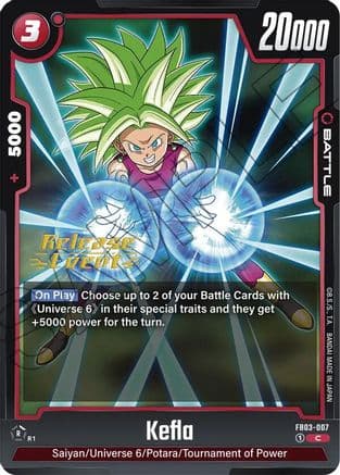 Kefla — Raging Roar Release Event Cards