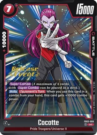 Cocotte — Raging Roar Release Event Cards