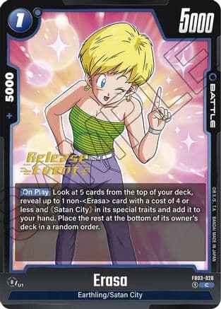 Erasa — Raging Roar Release Event Cards