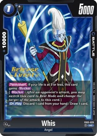 Whis — Raging Roar Release Event Cards