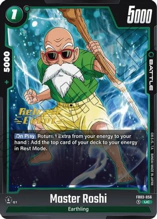 Master Roshi — Raging Roar Release Event Cards