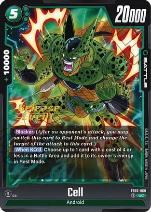 Cell - FB03-060 — Raging Roar Release Event Cards