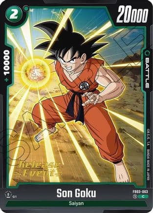 Son Goku - FB03-063 — Raging Roar Release Event Cards
