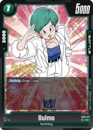 Bulma - FB03-071 — Raging Roar Release Event Cards