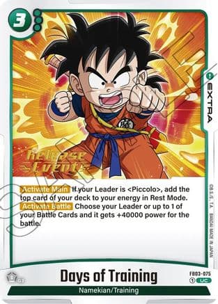 Days of Training — Raging Roar Release Event Cards