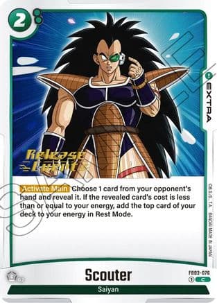 Scouter — Raging Roar Release Event Cards