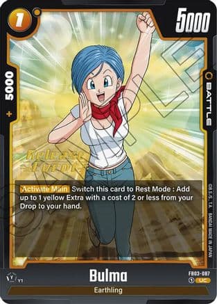 Bulma - FB03-087 — Dragon Ball Super: Fusion World card