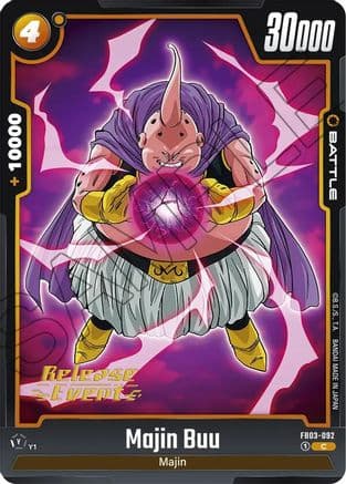 Majin Buu - FB03-092 — Raging Roar Release Event Cards