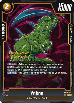 Yakon — Raging Roar Release Event Cards