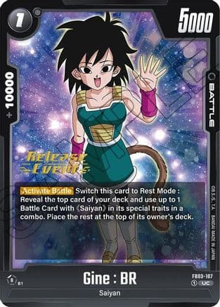 Gine : BR — Raging Roar Release Event Cards
