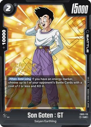Son Goten : GT — Raging Roar Release Event Cards