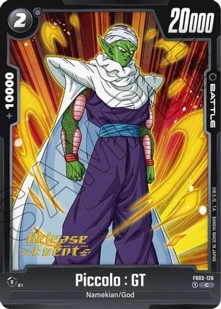 Piccolo : GT — Raging Roar Release Event Cards
