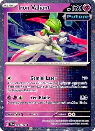 Iron Valiant - 079/162 (Cosmos Holo) — Miscellaneous Cards & Products