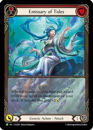 Emissary of Tides - LGS295 — Flesh and Blood: Promo Cards Flesh and Blood card by Roméo Kézéguel