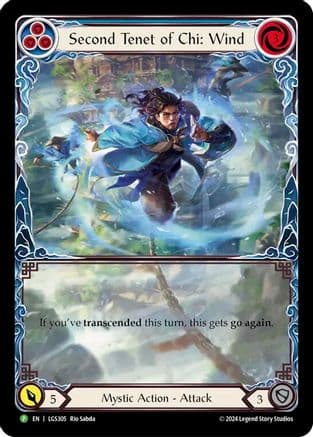 Second Tenet of Chi: Wind - LGS305 — Flesh and Blood: Promo Cards