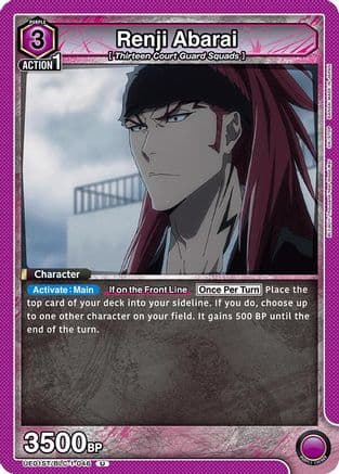 Renji Abarai (046) — UE01ST: BLEACH: Thousand-Year Blood War Starter Deck