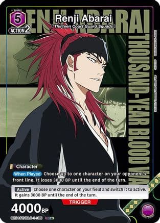Renji Abarai (105) (SR*) — UE01ST: BLEACH: Thousand-Year Blood War Starter Deck